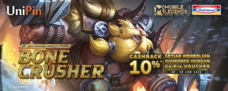 Dapatkan Cashback 10% untuk Pembelian Diamonds MLBB dengan UniPin Voucher